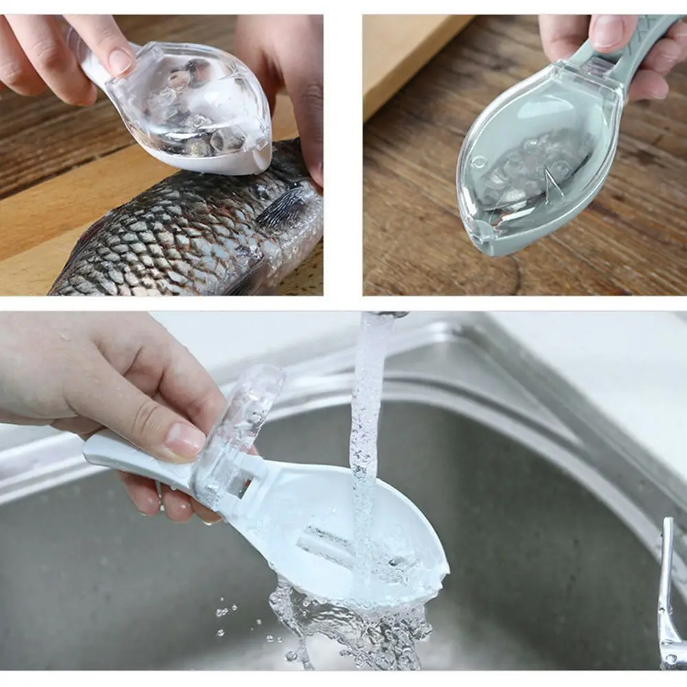 3 Pack Fish Scales Graters Scraper Fish Cleaning Tool Scraping Scales Device