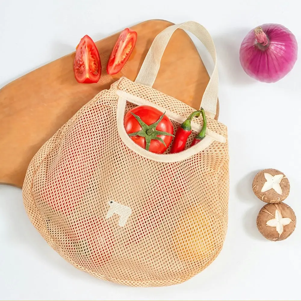 3Pcs Fruit and vegetable storage mesh bag kitchen wall-mounted storage bag