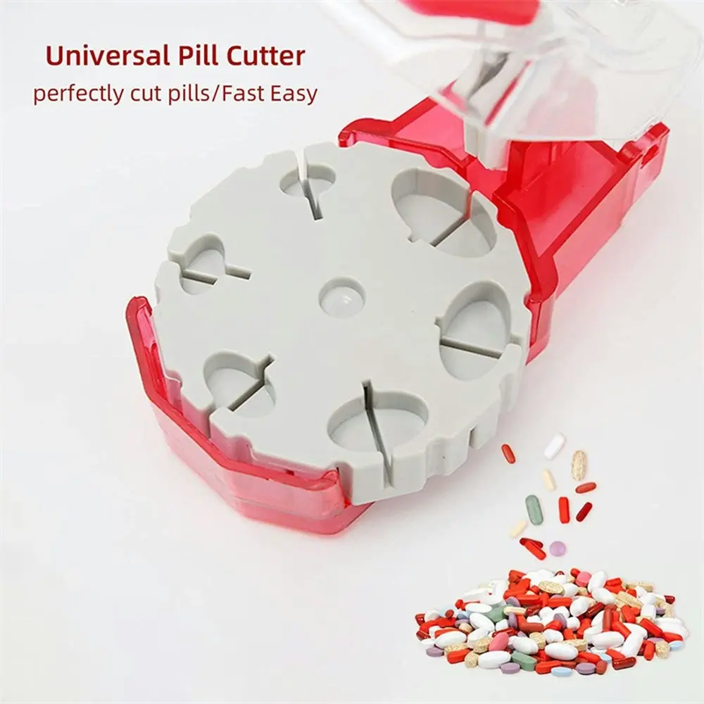 Medicine Cutter Portable Drug Tablet Splitter Pill Divider Box