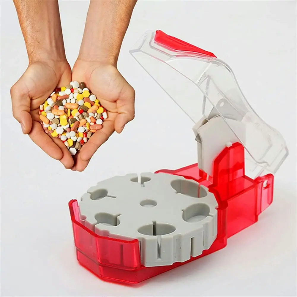 Medicine Cutter Portable Drug Tablet Splitter Pill Divider Box