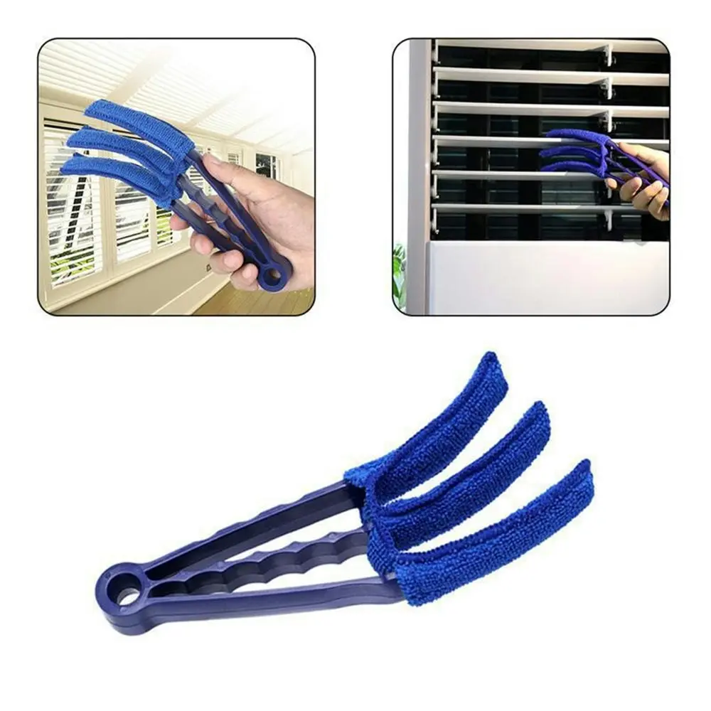 4Pcs Microfiber Car Auto Air Conditioner Cleaning Brush Window Shutter Cleaner