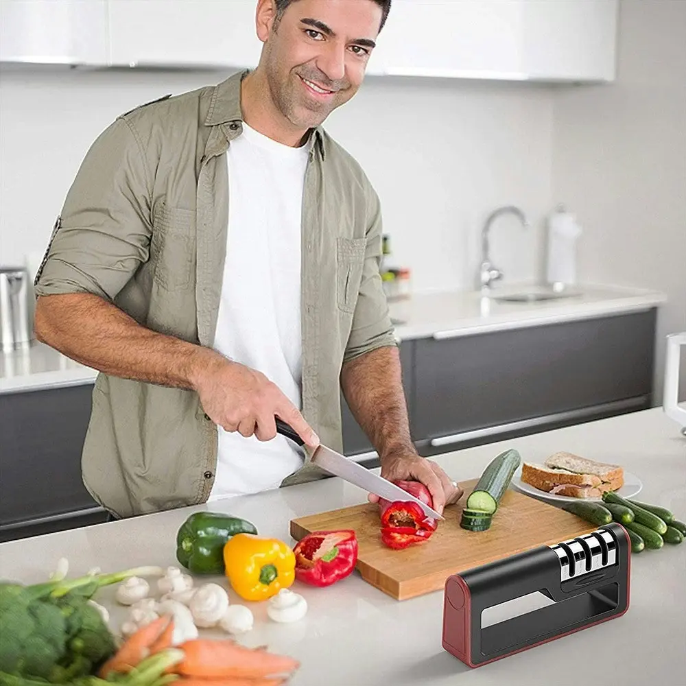 Household Quick Sharpener Kitchen Level 3 Sharpening Tool