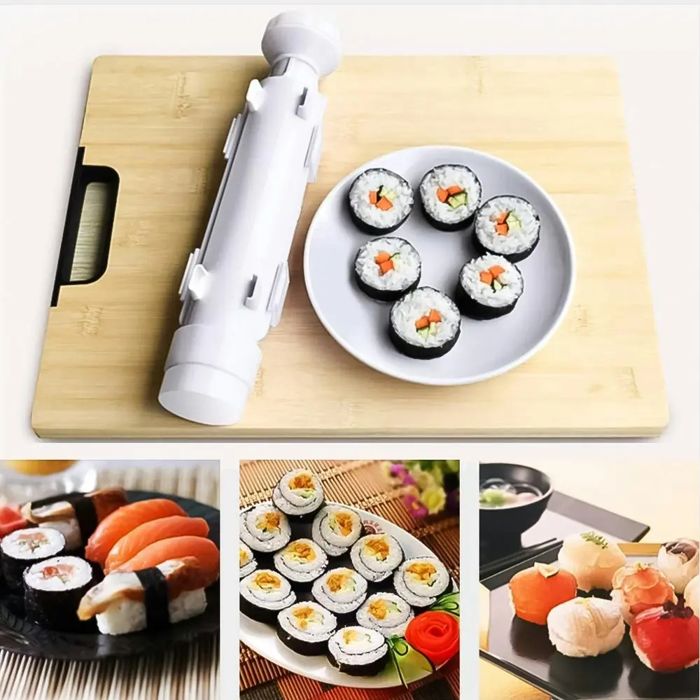 Sushi Maker Roller Rice Mold Vegetable Meat Rolling Gadgets DIY Sushi  Machine