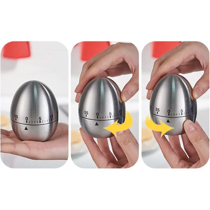 Kitchen mechanical timer 60 minutes egg timer