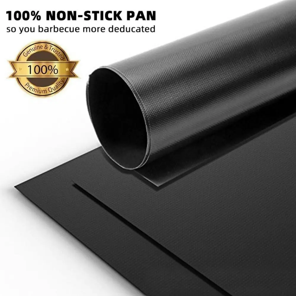 34*24CM 5pcs non-stick BBQ grill mats with reusable