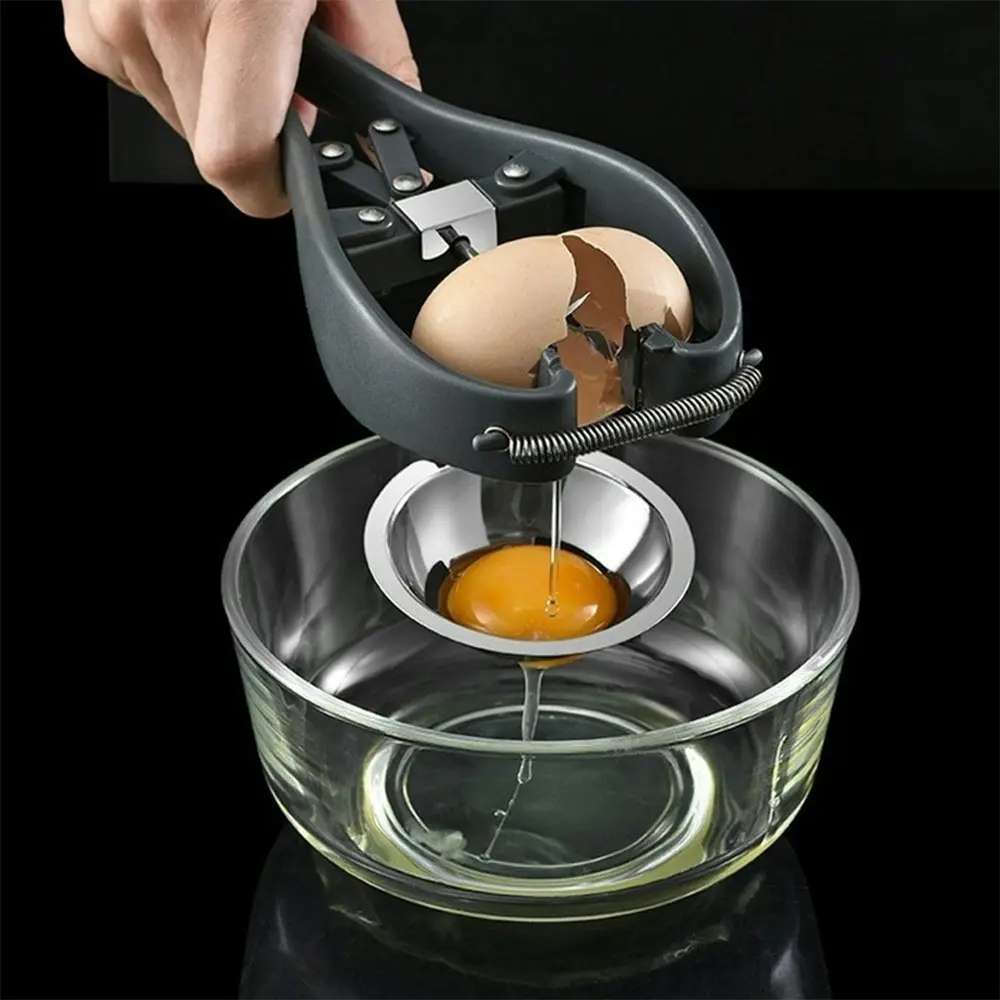 Stainless Steel Egg Opener Egg Shelling Kitchen Egg Yolk Egg White Separator