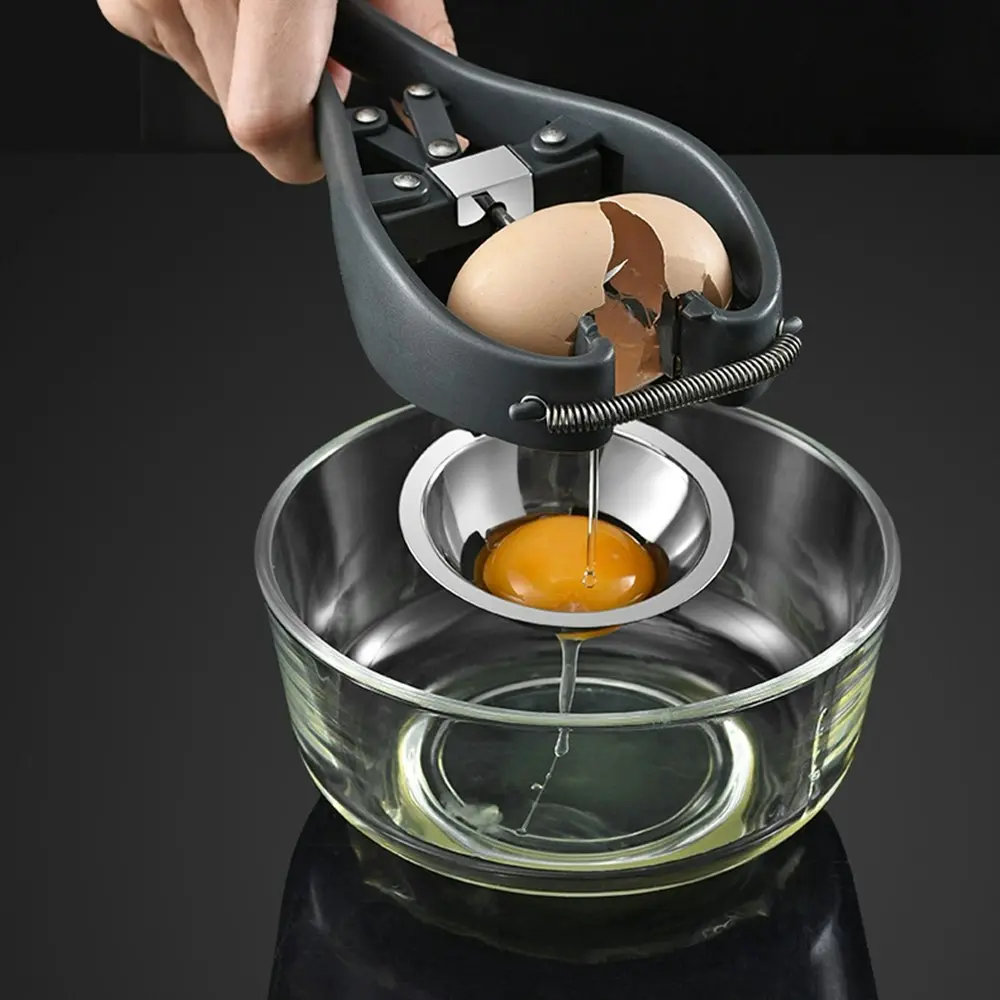 Stainless Steel Egg Opener Egg Shelling Kitchen Egg Yolk Egg White Separator