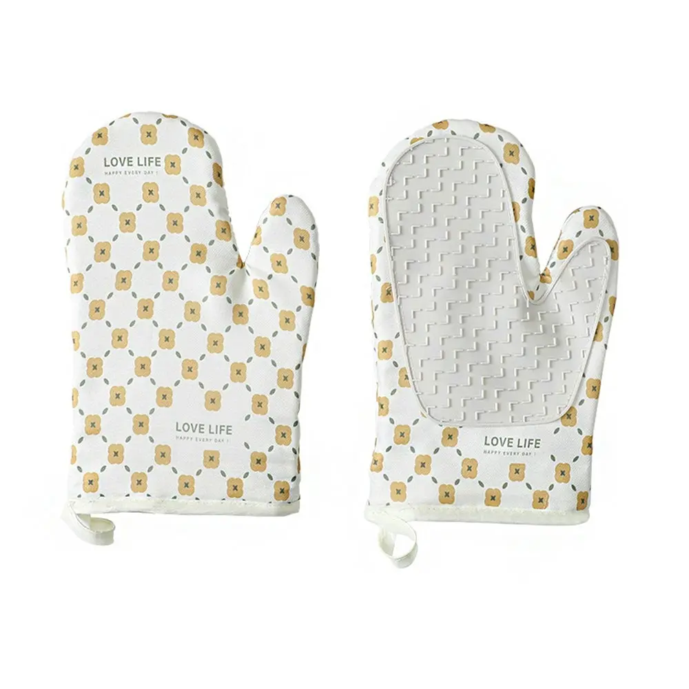 1pairs Oven Gloves Anti-scalding Gloves Microwave Insulating Gloves Baking Tools