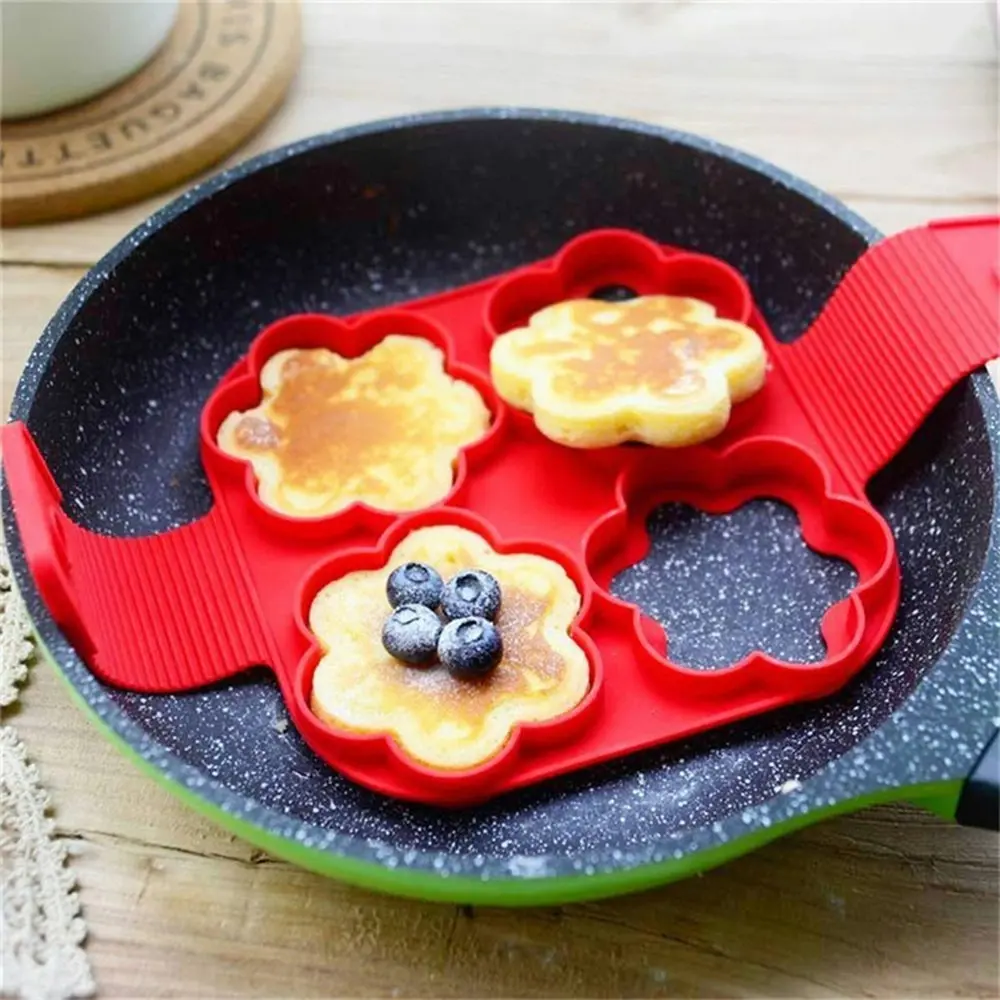 4 pack egg pancake ring nonstick pancake maker mold