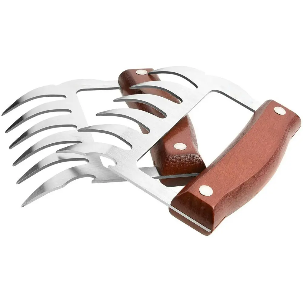 2 Pcs Stainless Steel Multi-Function Meat Shredder