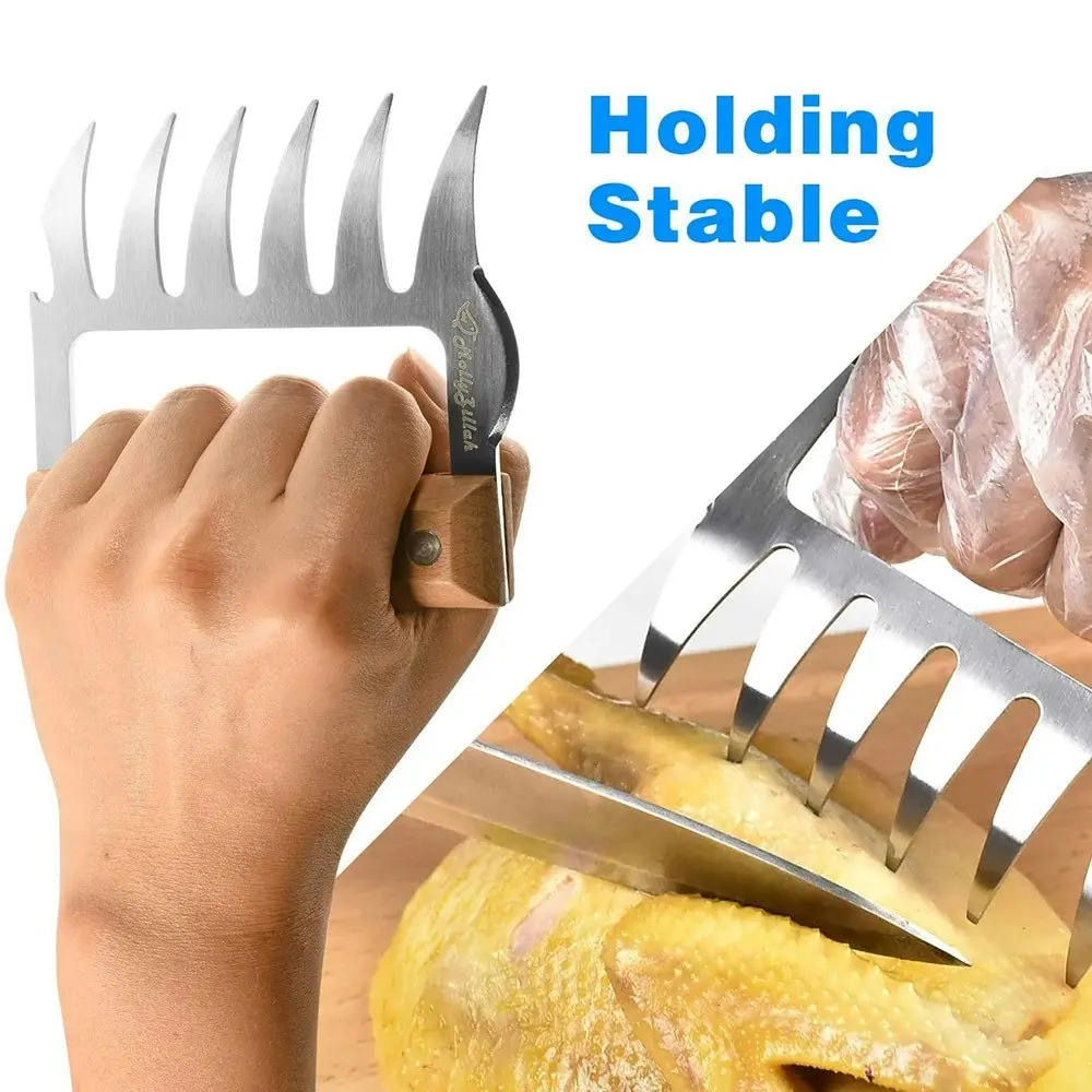 2 Pcs Stainless Steel Multi-Function Meat Shredder