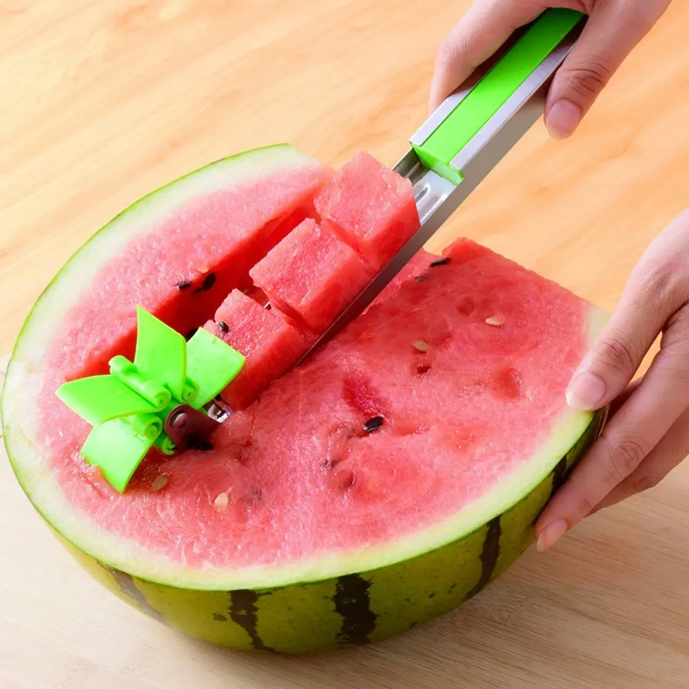 Stainless Steel Windmill Watermelon Slicer Cutter Knife