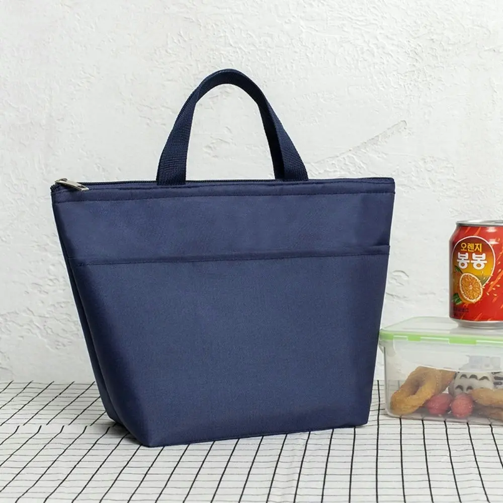 Reusable Lunch Bag Insulated Lunch Box Lunch Tote Handbag With Aluminum Foil