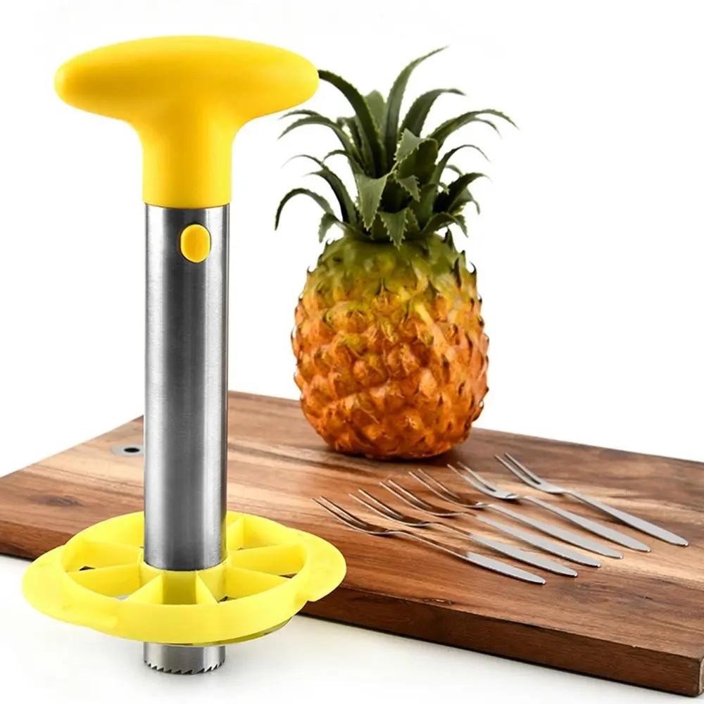 Stainless steel fruit pineapple peeler corer slicer cutter