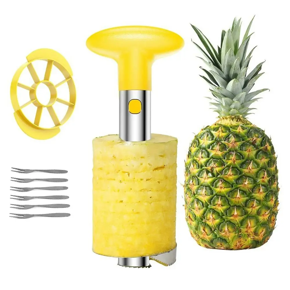 Stainless steel fruit pineapple peeler corer slicer cutter