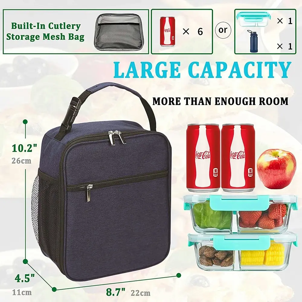 Lunch bag portable cooler bag outdoor picnic lunch box bag