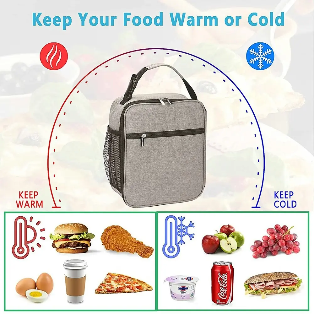 Lunch bag portable cooler bag outdoor picnic lunch box bag