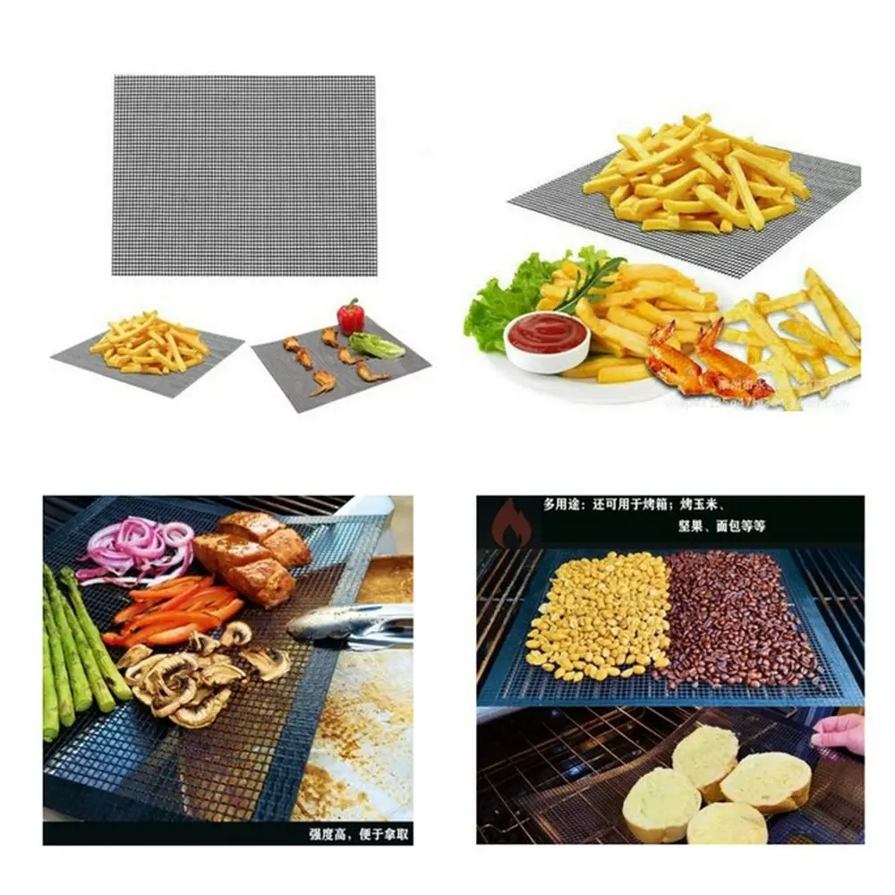 3 Pcs Baking Mat, and BBQ Mat to Cook Fish, Vegetables, Meats on Smoker or Grill