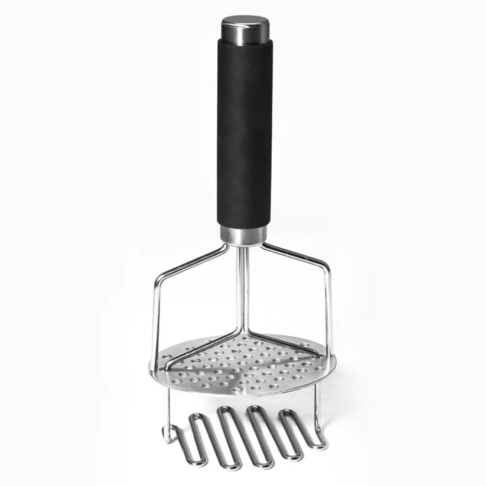 Double layer potato masher mash potato wave crusher-Sliver