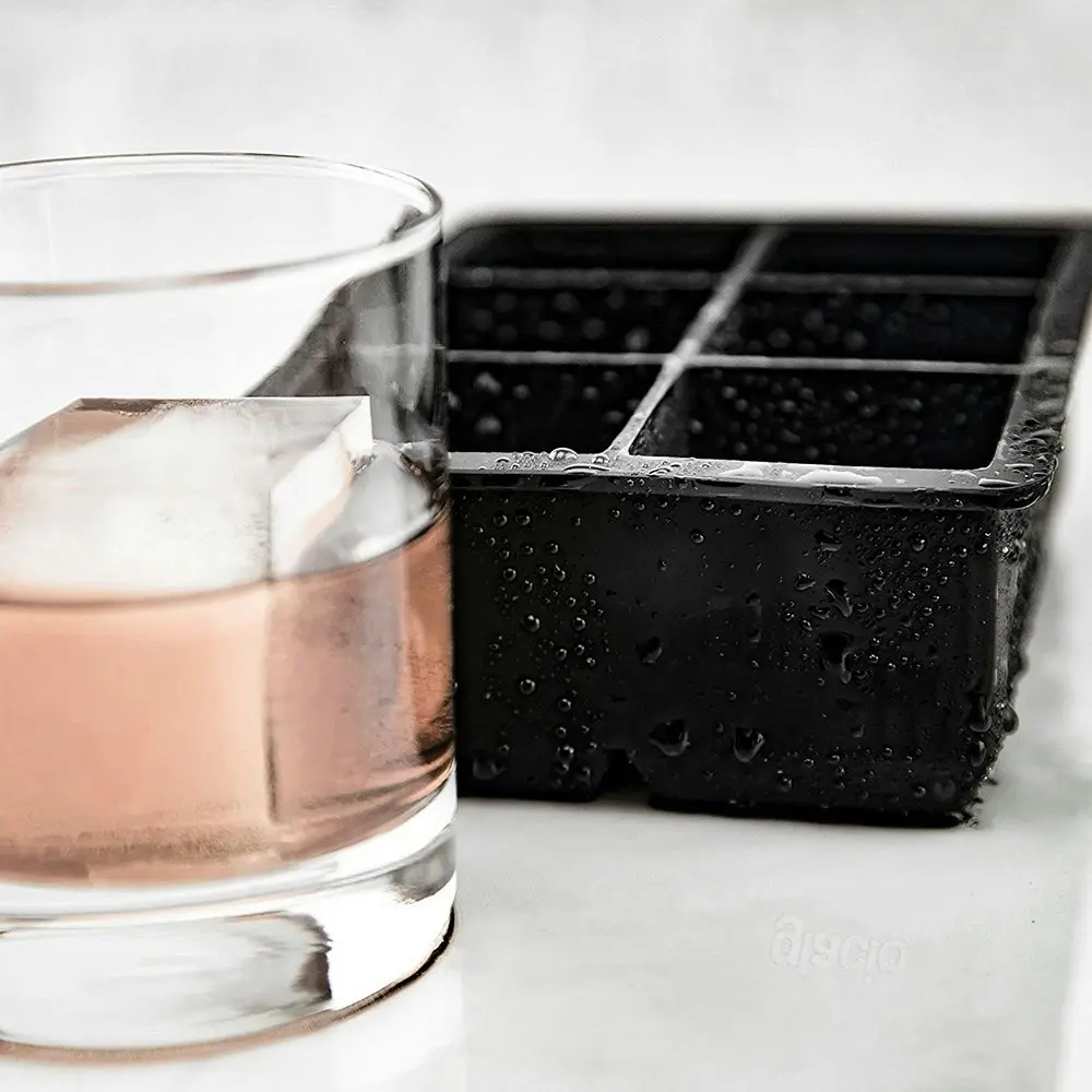 2 Pack Ice Cube Molds Silicone Combo Trays Sphere Ice Mold Square Tray