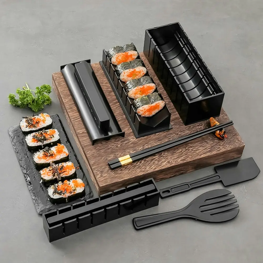 10 Pack DIY Sushi Making Kit Roll Sushi Maker Rice Roll Mold Kitchen Sushi Tools