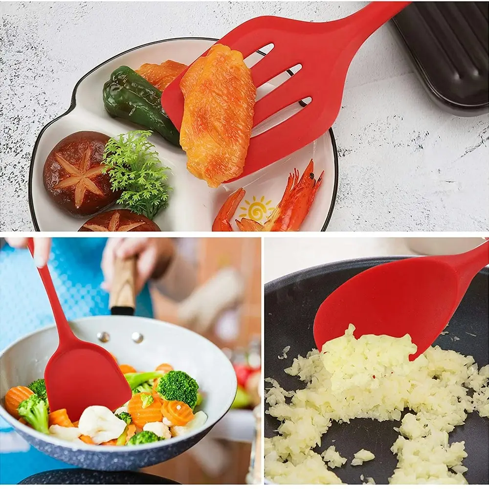 5 pcs Silicone non-stick cookware spatula set kitchenware set