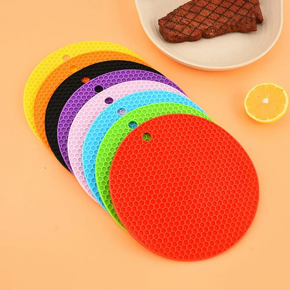 8Pcs Kitchen Anti-Scalding Heat Insulation Mat Dining Table Bowl Mat