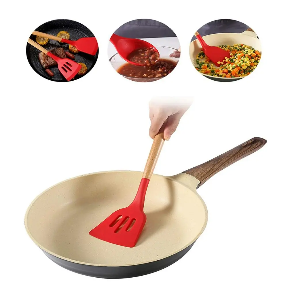 12 Pack Silicone Heat-Resistant Non-Stick Kitchen Utensils Cooking Tools