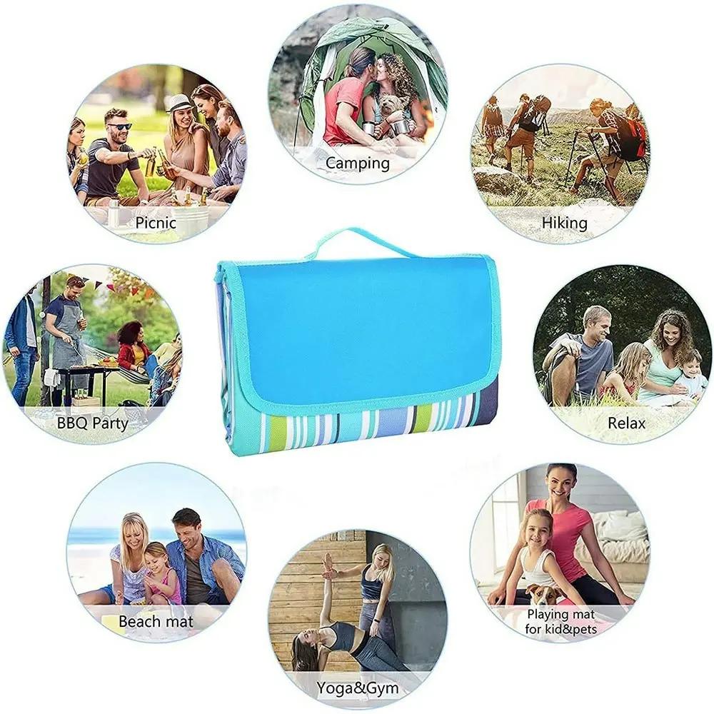 Outdoor Picnic Blanket Large Sand Proof and Waterproof Portable Beach Mat