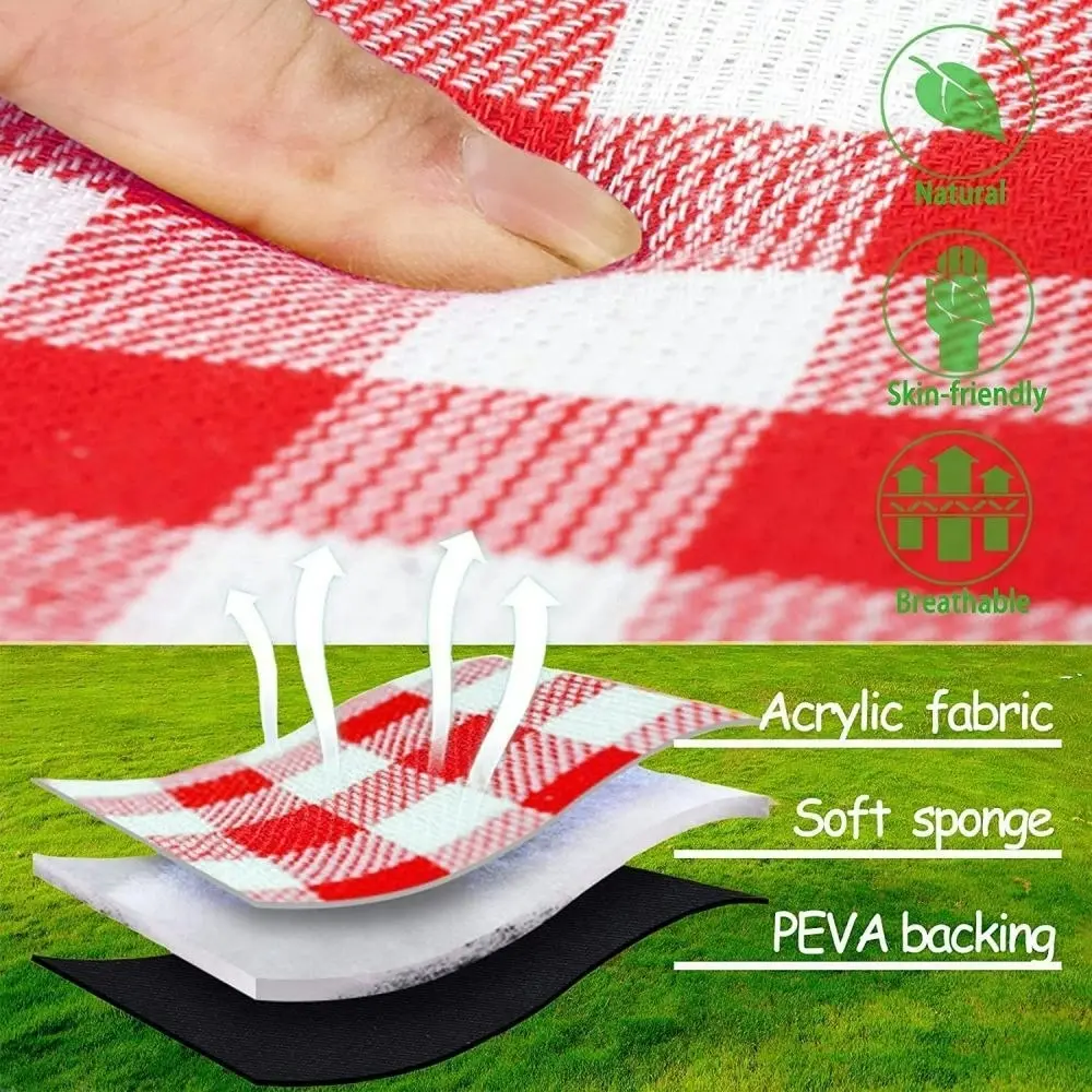 Waterproof Picnic Blanket Picnic Mat Beach Blanket Camping Blanket