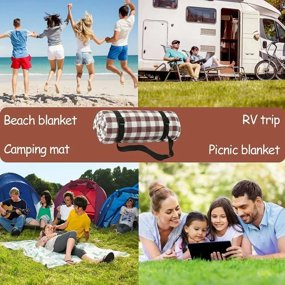 Waterproof Picnic Blanket Picnic Mat Beach Blanket Camping Blanket