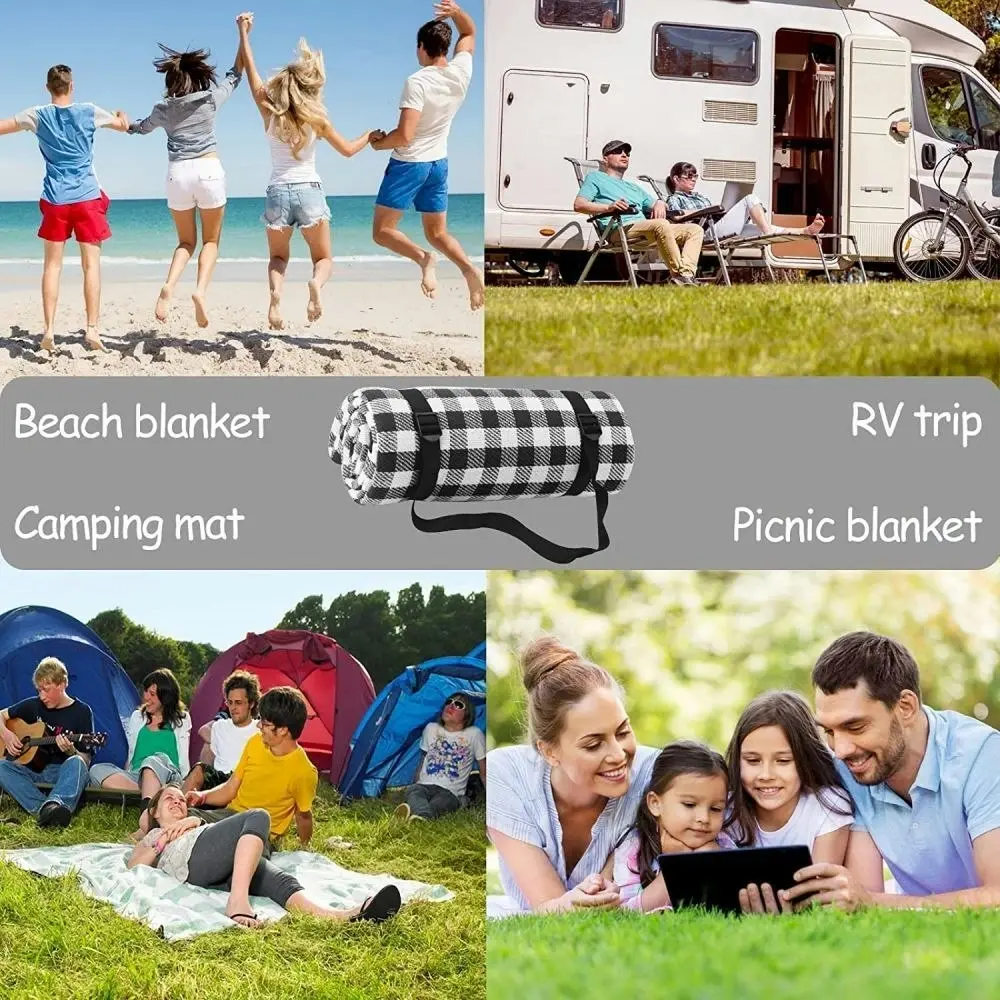 Waterproof Picnic Blanket Picnic Mat Beach Blanket Camping Blanket