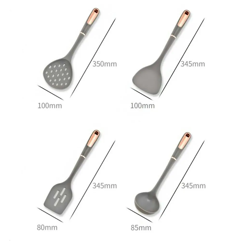 ABS Handle Silicone Spatula Set Shovel Spoon Plastic Silicone Kitchen Utensils