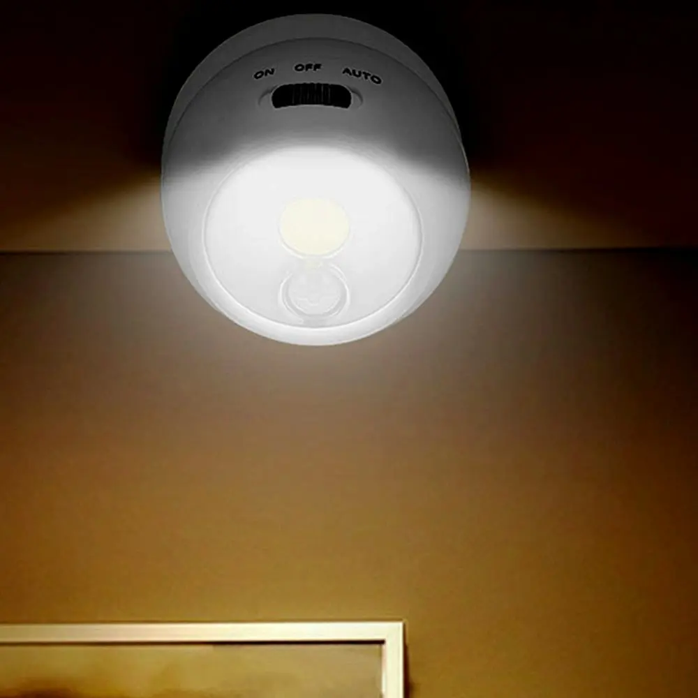 360¡ã LED Motion Sensor Closet Light Automatic Light Sensing Wireless Night Light