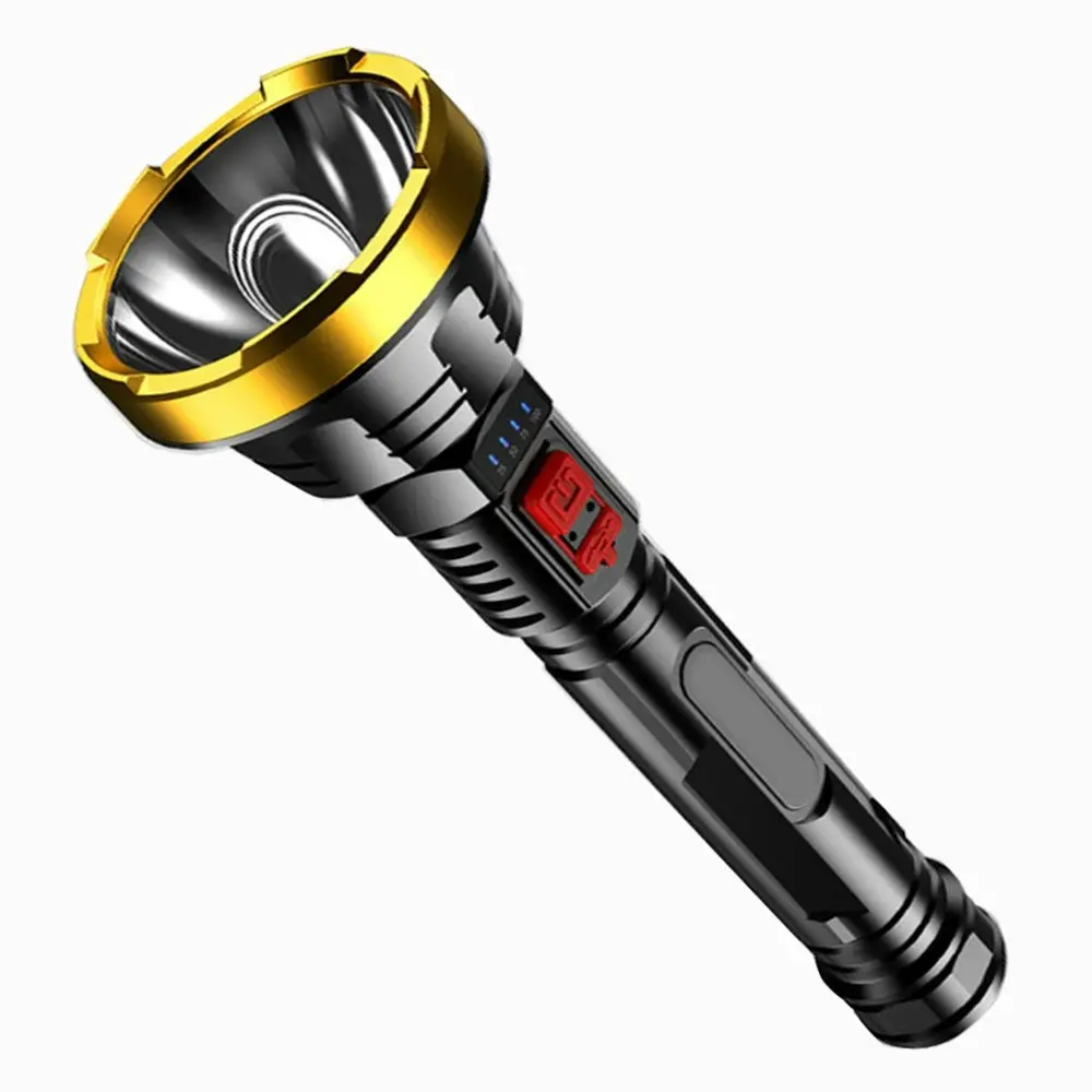 Strong Light Flashlight USB Outdoor Lighting Torch