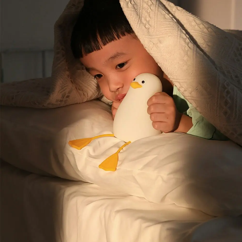 Duck Night Light Pat Light Children Silicone Bedside Atmosphere Light