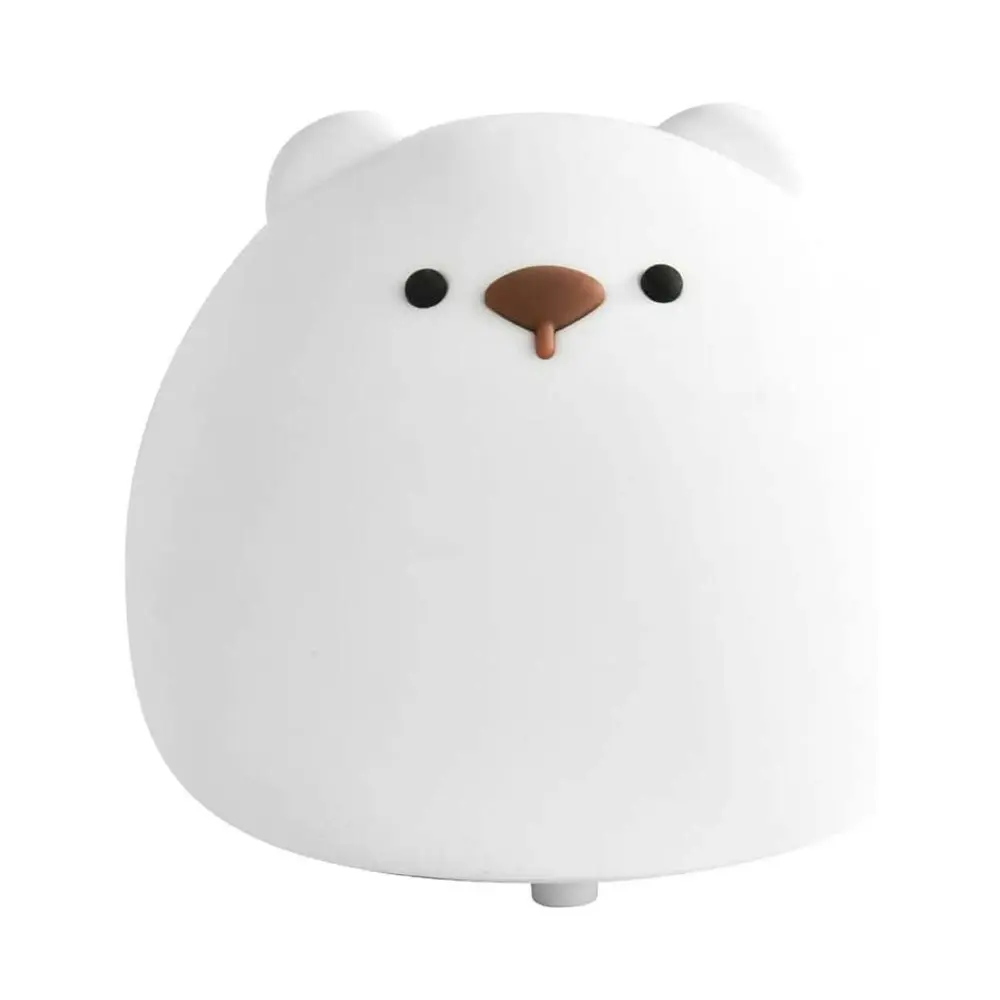 Cute Little Bear Night Light Color Changing Silicone USB LED Night Light