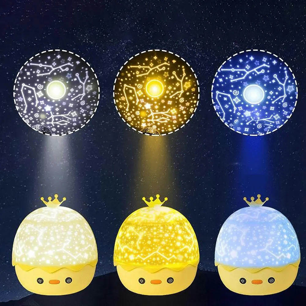 Star Night Light Projector 360 Degree Rotation Galaxy Projector For Bedroom