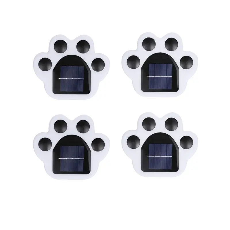 4 Pack Solar Bear Paw Light LED Garden Lighting Floor Light Outdoor Street Light