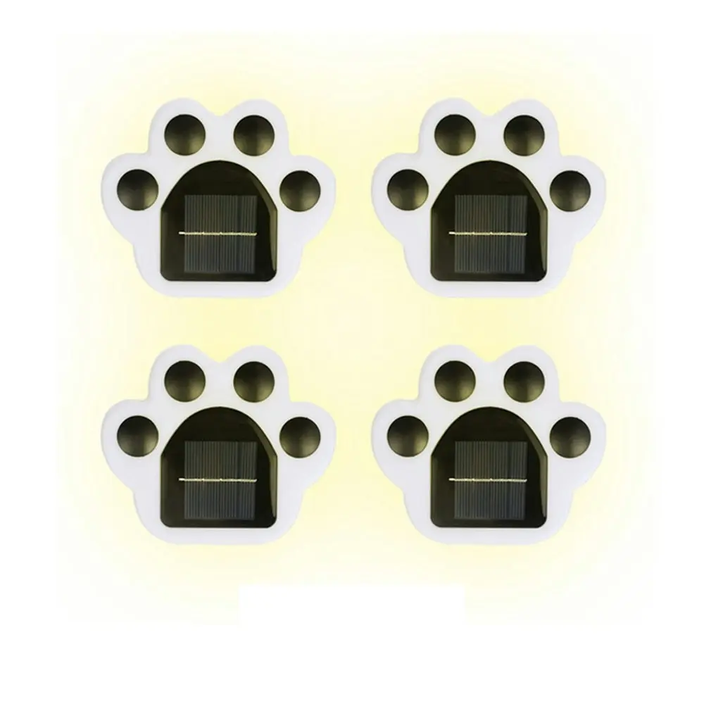 4 Pack Solar Bear Paw Light LED Garden Lighting Floor Light Outdoor Street Light