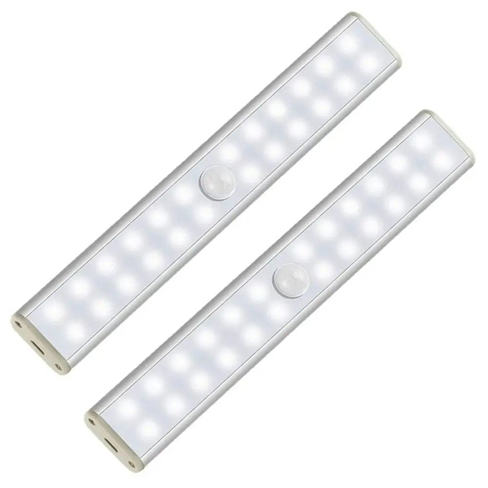 3 pack 24LEDS Closet Light USB Rechargeable Motion Sensor Light