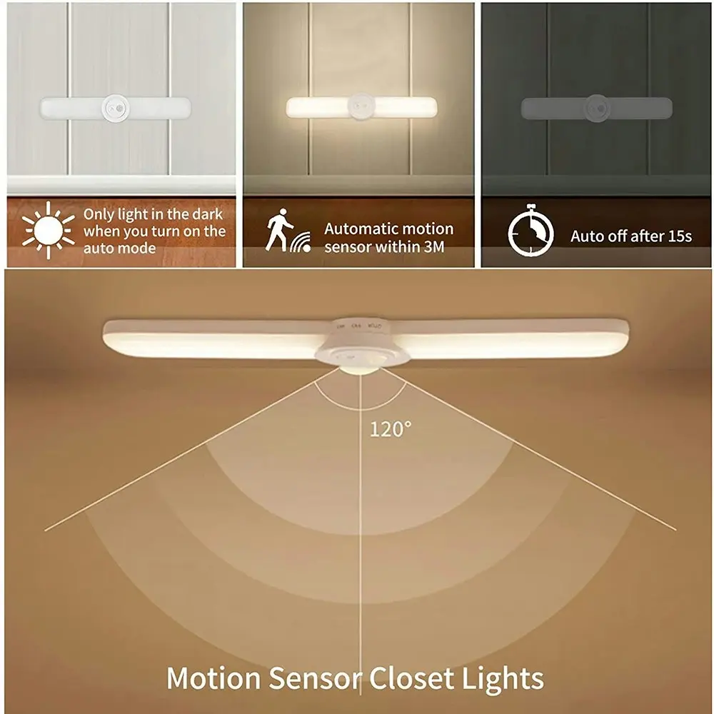 Wireless USB Under Cabinet Lights with remote control for Kitchen Bedside Indoor