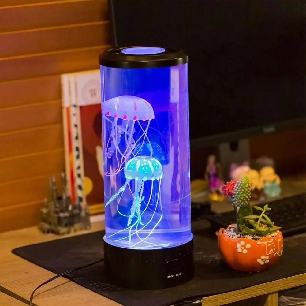 LED Fantasy Jellyfish Lamp Round with 5 Color Changing