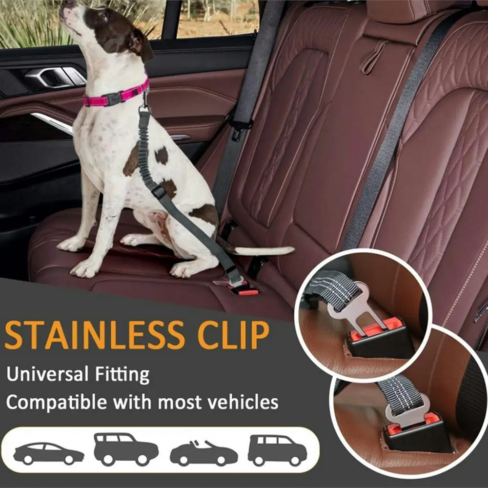 Adjustable dog Safety Car Seat Belt