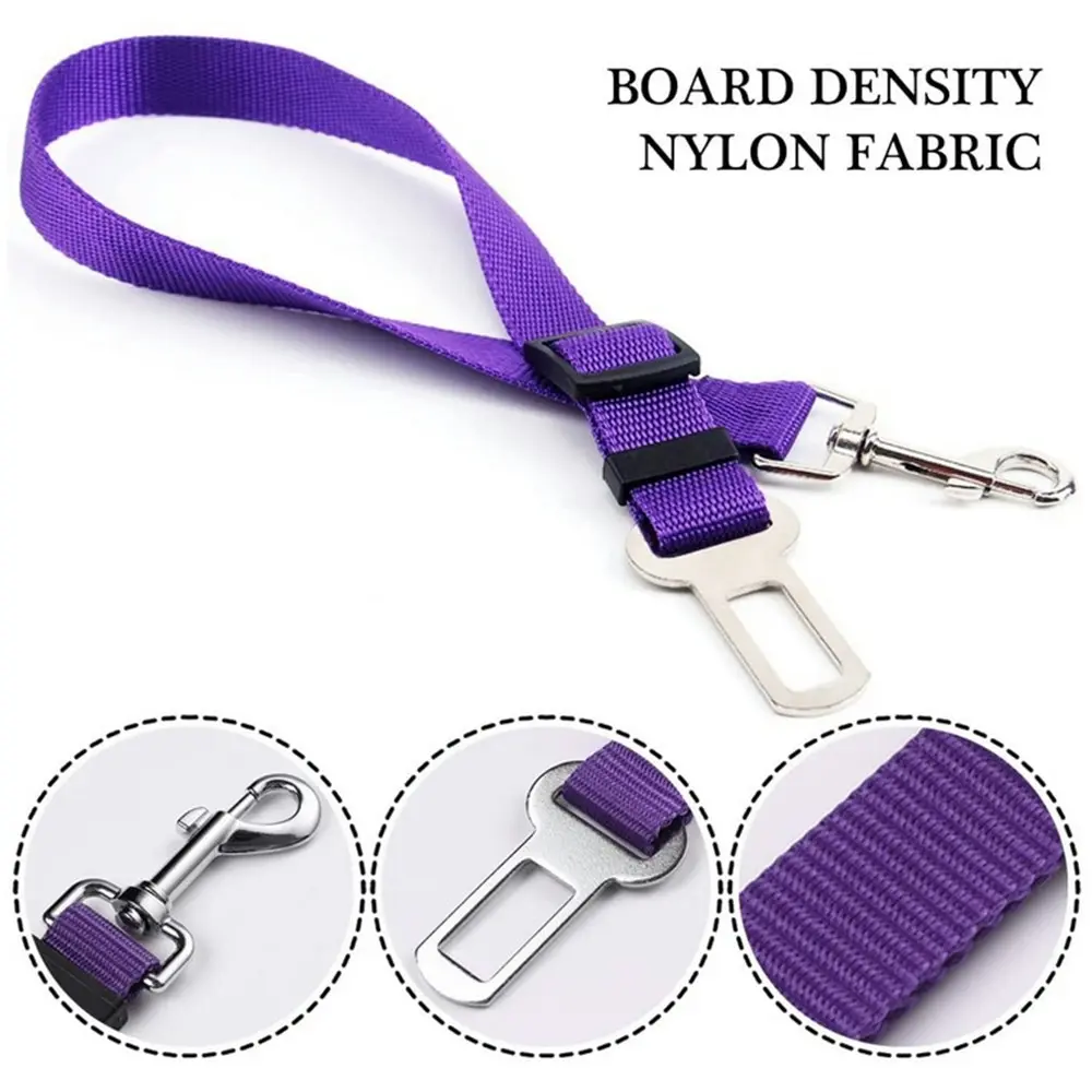 2 Pack Adjustable Pet Dog Cat Seat Belts