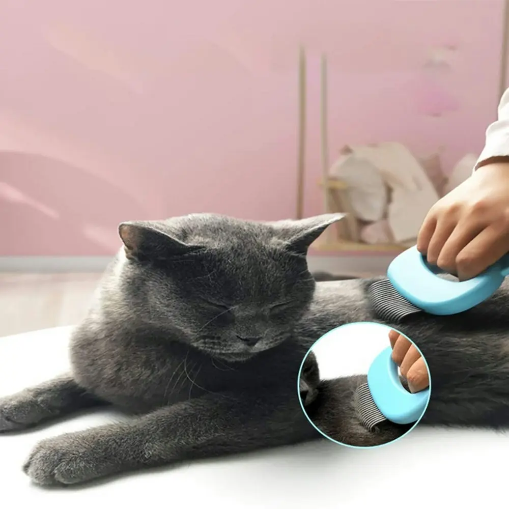 Cat Comb Pet Short & Long Hair Removal Massaging Comb Brush Grooming