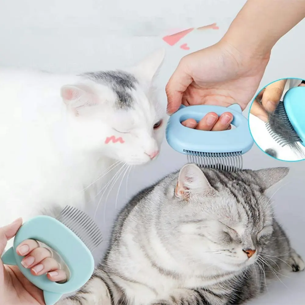 Cat Comb Pet Short & Long Hair Removal Massaging Comb Brush Grooming