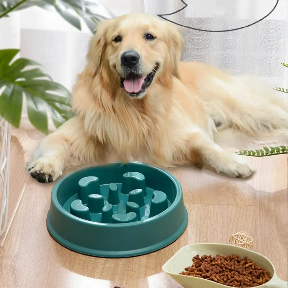 1/2 Pcs Pet Slow Food Bowl Dog Choke-Proof Bowl Non-Slip Slow Food Feeder Bowl