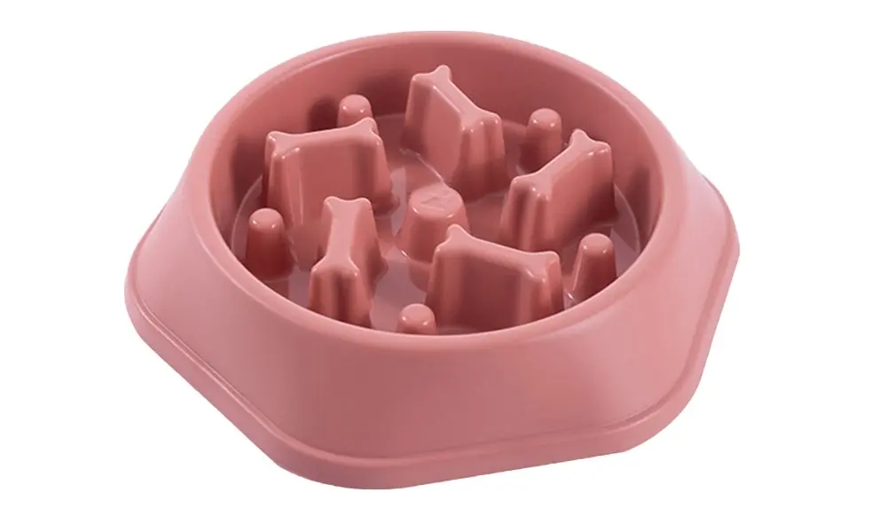 1 or 2 Pack Non Slip Dog Slow Feeder Bowl Pet bowl for Small Medium Size Dogs