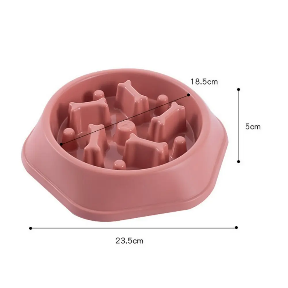 1 or 2 Pack Non Slip Dog Slow Feeder Bowl Pet bowl for Small Medium Size Dogs